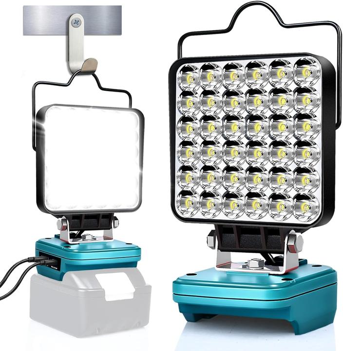 Actual product image Gzyz Akku-LED-Arbeitsleuchte (5400 lm)