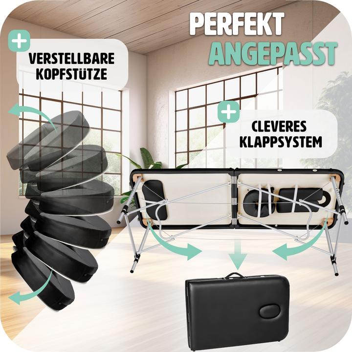 Produktbild tectake 2 Zonen Massageliege