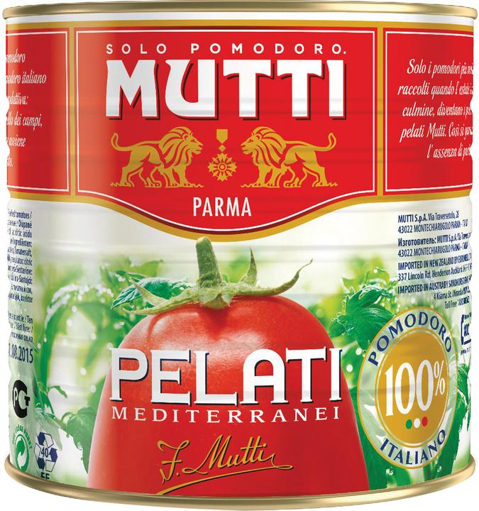 Actual product image Mutti Peeled tomatoes (400 g)