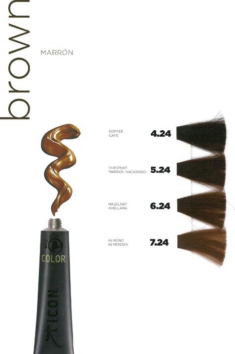 Produktbild I.C.O.N. ECOTECH COLOR natural color #6.24 hazelnut 60 ml (6.24)