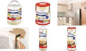 Image du produit tesa Film de masquage EASY COVER Premium pour les travaux de peinture, dérouleur inclus (550 mm)