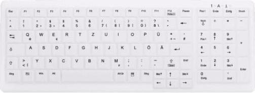 Actual product image Active Key Exchangeable Silicone Key Membrane for AK-C7000 White (DE, Cable)