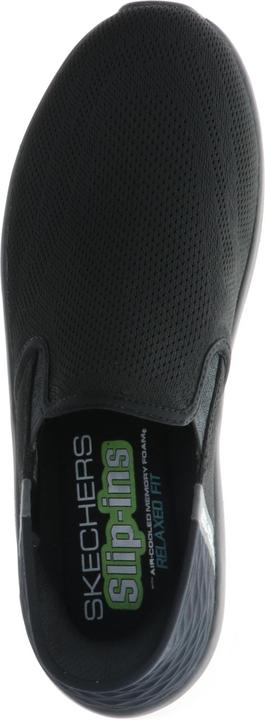 Produktbild Skechers 232455/BRN D'Lux Walker-Orford Herren Sneaker Turnschuhe Slipper VEGAN schwarz (44)