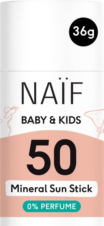 Naïf Sonnenschutzstick (Sonnenstick, SPF 50, 36 g)