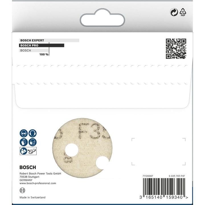 Produktbild Bosch Professional Zubehör PRO F355 Schleifblatt, 125 mm, G100 (100)