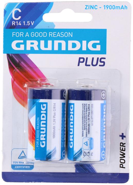 Grundig Power+ (2 pcs., C, 1900 mAh)