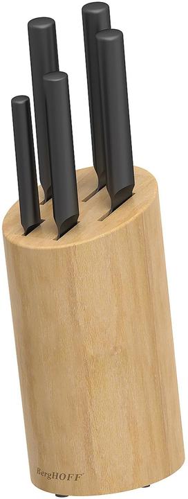 Produktbild BergHoff Messerblock-Set mit Messer Boron 6-teilig, Schwarz