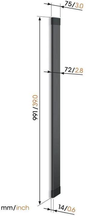 Image du produit Vogels SIGNATURE TVA 7000B (Conduit, 100 cm)
