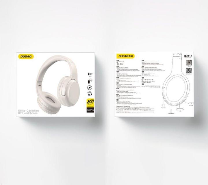Image du produit Dudao Casque sans fil ANC X22Pro - blanc (25 h, Sans fil)