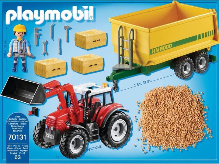 Produktbild Playmobil Riesentraktor mit Anhänger (70131, Playmobil Country)
