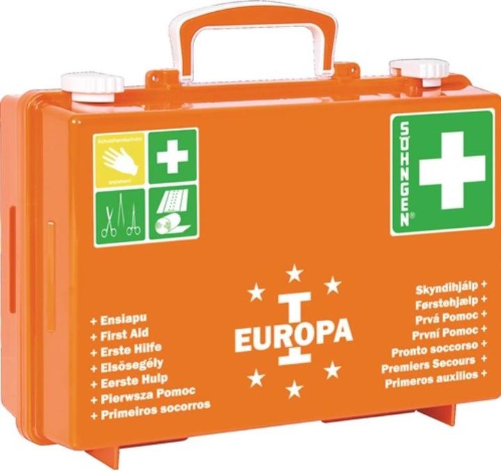 Produktbild Söhngen Erste Hilfe Koffer EUROPA I B310xH210xT130ca.mm orange (Erste Hilfe Set Zubehör)