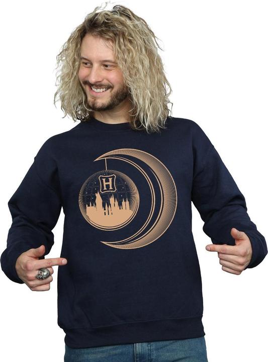 Actual product image Mens Hogwarts Moon Sweatshirt (M)