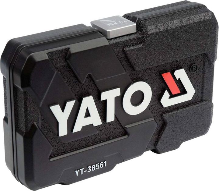 Produktbild Yato YT-38561 Werkzeugkasten Steckschlüssel Satz 22 tlg. 3/8" mit Knarre (3/8")