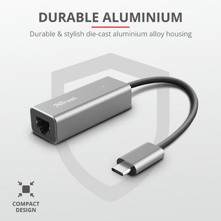 Image du produit Trust Dalyx Câblé (USB-C 3.1 Gen 1, RJ45 (1x))