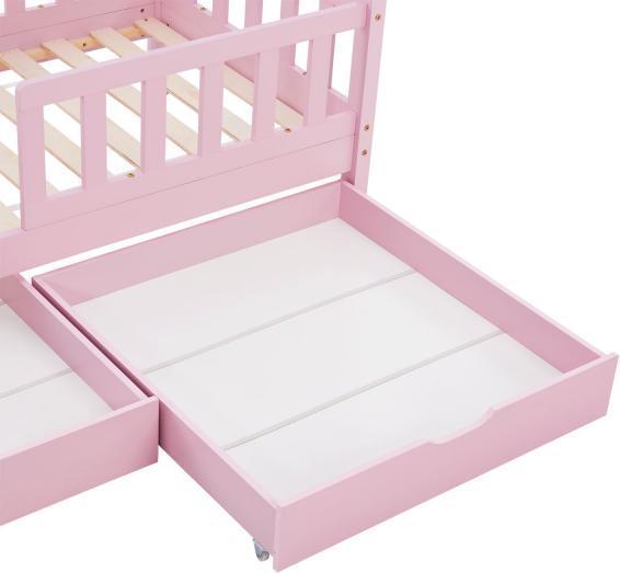 Immagine prodotto Juskys Lettino Marli con rete e rete a doghe (80 x 160 cm)