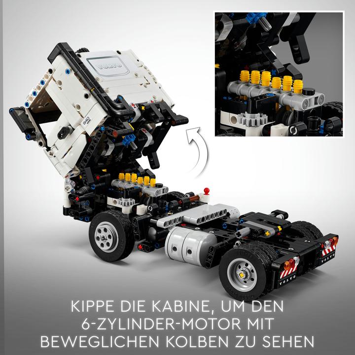 Immagine prodotto LEGO 42175 Camion Volvo FMX con escavatore elettrico cingolato EC230 (42175, LEGO Technic)