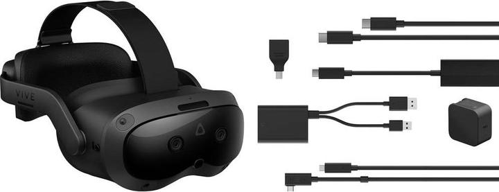 Produktbild HTC Vive Focus Vision Consumer Edition + Vive Wired Streaming Kit Virtual Reality Brille Schwarz 128 GB (128 GB)