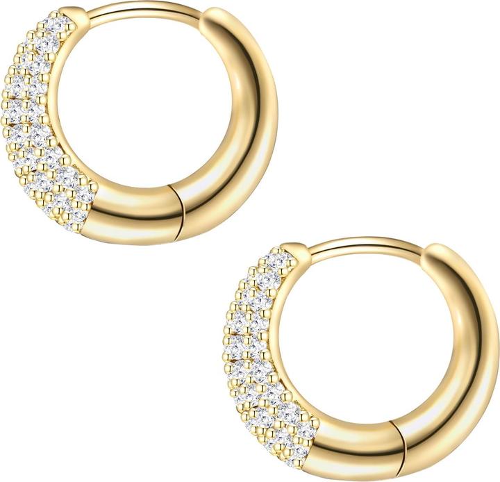 Produktbild Glanzstücke München Damen Sterling Silber Zirkonia gelbgold - 28973 (Sterling Silber)