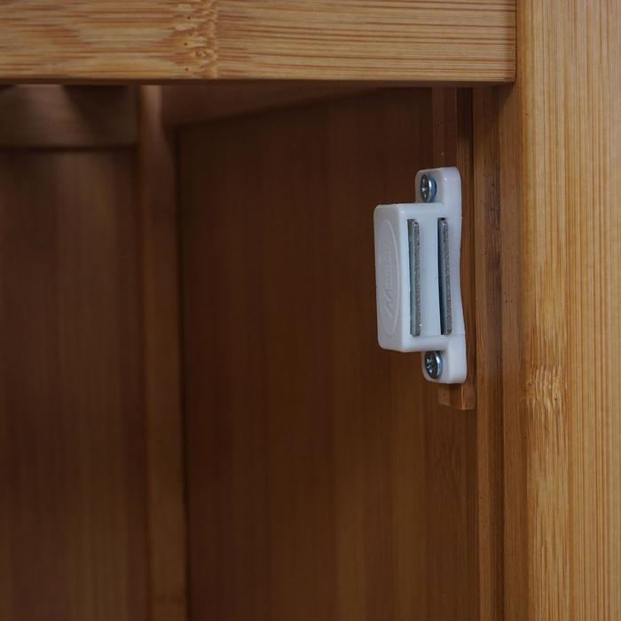 Immagine prodotto Mendler Set da bagno, mobile bagno completo mobile bagno con porta, bambù