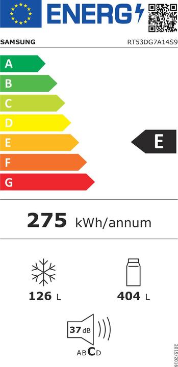 Energy Label Samsung RT53DG7A14S9 (530 l)