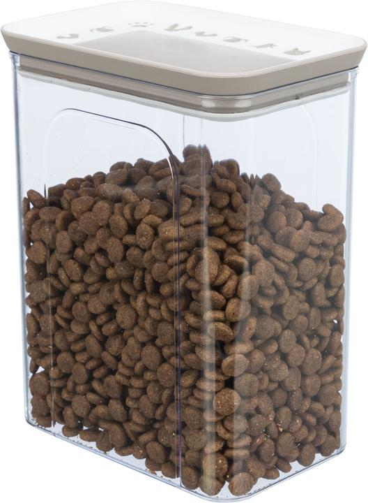 Actual product image Trixie 24669, Pet food storage jar, Plastic, Transparent, Monotone, Freestanding, 2.2 L