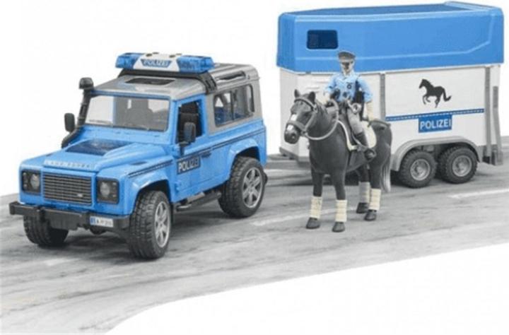 Actual product image Bruder Land Rover Defender police vehicle