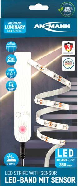 Produktbild Ansmann LED-Band mit Sensor (Warmweiss, 200 cm, Indoor)