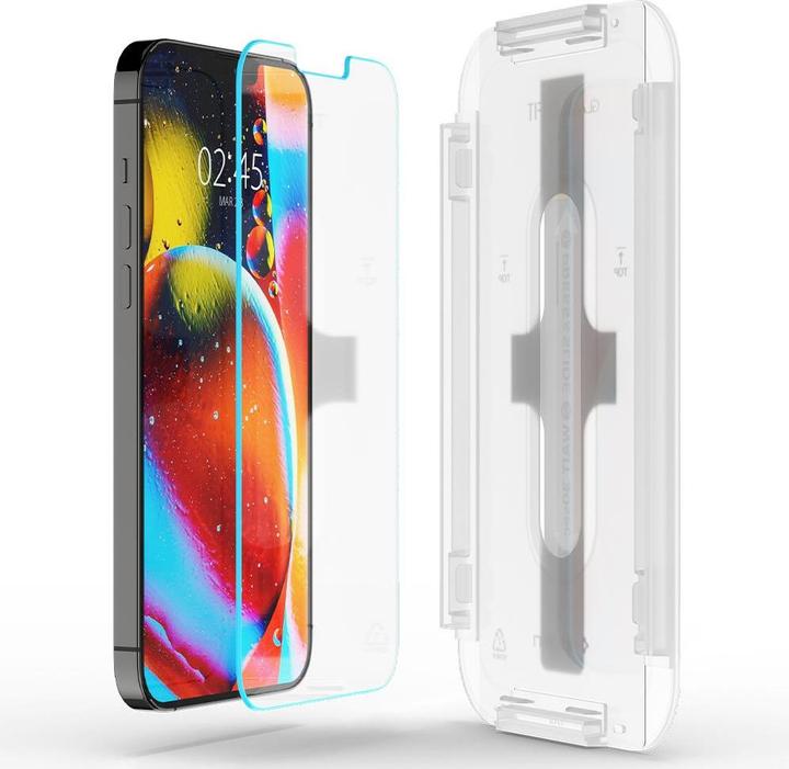 Produktbild Spigen Glas.tR EZ Fit (2 Stück, Apple iPhone 13, Apple iPhone 13 Pro)