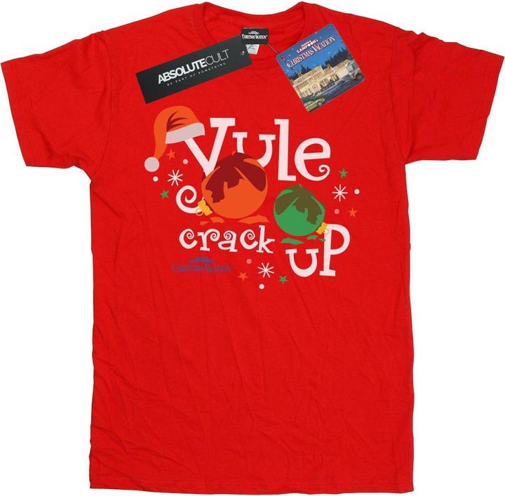 Immagine prodotto National Lampoon´s Vacation National Lampoon's Christmas Vacation Yule Crack Up Maglietta Uomo (3XL)