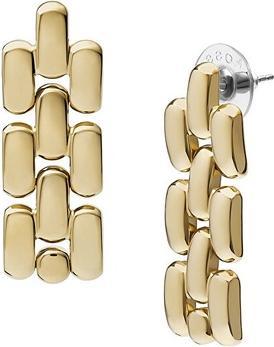 Fossil Elegant Gold-Plated Dangling Earrings Arden Jf04786710