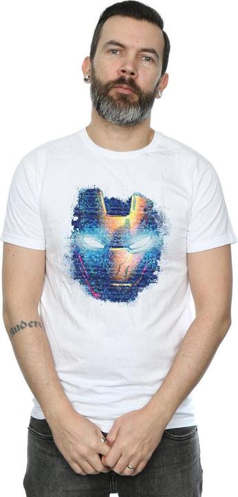 Produktbild Iron Man Distressed Head TShirt (L)
