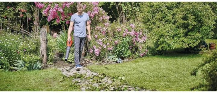 Actual product image Einhell GP-LB 18/200 Li E-Solo PowerX-Change (Rechargeable battery operated, Leaf blower)