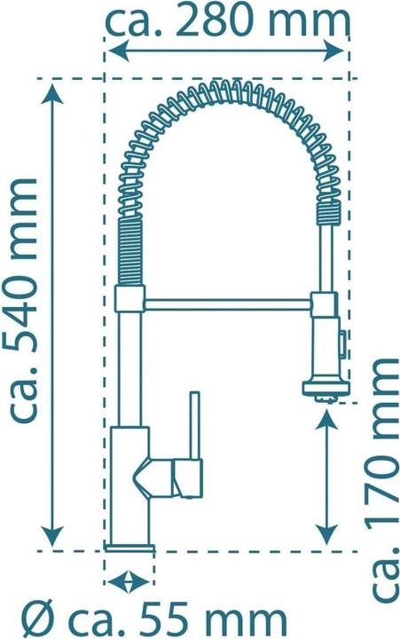 Immagine prodotto Schütte Miscelatore per lavello a molla BOSTON