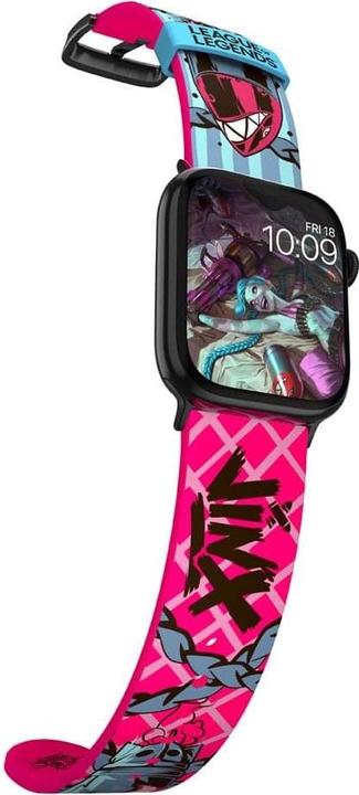 Image du produit Moby Fox League of Legends bracelet pour smartwatch Jinx (22 mm, Acier inoxydable, Silicone, 3, 4, Apple Watch Series 1)