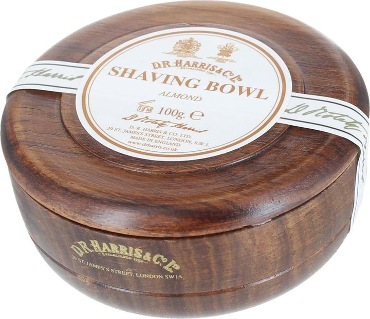 Immagine prodotto D.R. Harris Sapone da barba alla mandorla in barattolo di legno (Sapone da barba)