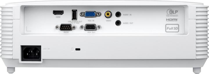 Immagine prodotto Optoma H117ST - proiettore DLP - portatile - 3D - 3800 ANSI lumen - WXGA (1280 x 800) (WXGA, 3800 lm, 0.52:1)