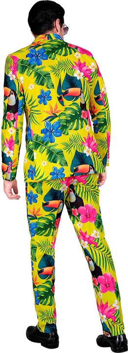 Produktbild Widmann Party Fashion Anzug mit Neon Tropen Muster Jackett & Hose (M)