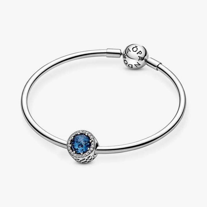 Image du produit Pandora Charms/Beads Rayon bleu minuit des coeurs (Argent)