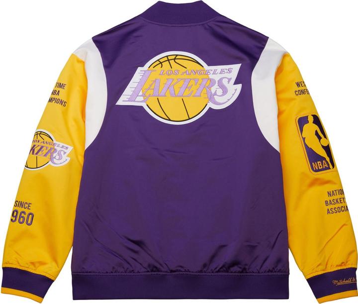 Immagine prodotto Mitchell & Ness M&N Heavyweight Satin Jacket NBA Los Angeles Lakers - M (M)
