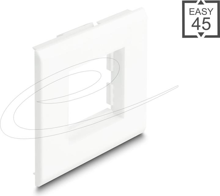 Actual product image Delock Easy 45 module support for device installation trunking 85 x 80 mm