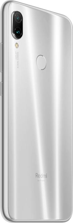 Actual product image Xiaomi Redmi Note 7 (64 GB, White, 6.26", Hybrid Dual SIM, 48 Mpx, 4G)