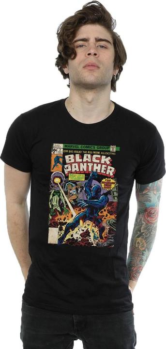 Image du produit Black T-shirt en coton Cover pour hommes (M)