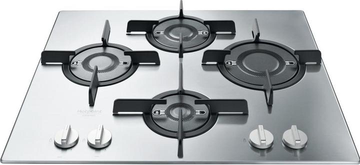 Produktbild Hotpoint FTGHL 641 D/IX/HA Edelstahl-Einbaukochfeld 60 cm Gas 4 Flamme(n)