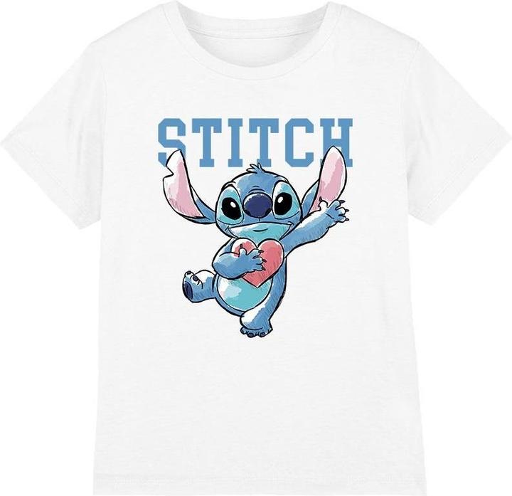 Immagine prodotto Lilo & Stitch Clutching Hearts Maglietta Bambini (152, 158)