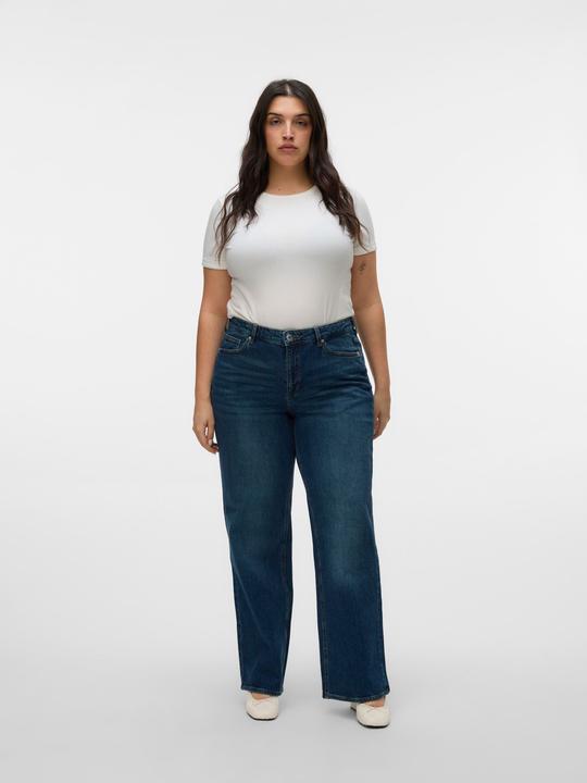 Immagine prodotto Vero Moda VMCTESSA Hohe Taille Weiter Beinschnitt Jeans Weit geschnitten (W48/L32)