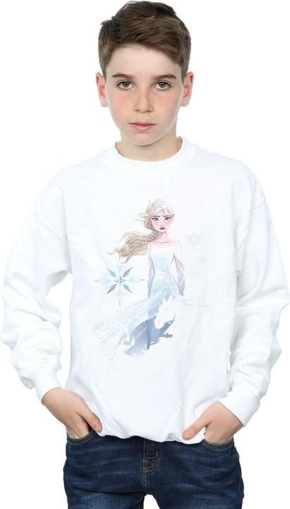 Actual product image Disney Boys Frozen 2 Elsa Nokk Silhouette Sweatshirt (104)