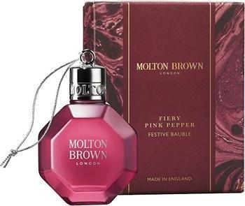 Produktbild Molton Brown Fiery Pink Pepper Festive Bauble Bath And Shower Gel 75 Ml (Körperpflegeset)