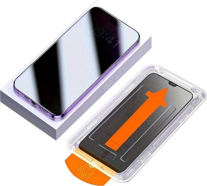 Immagine prodotto PhoneLook Confezione da 2 schermi protettivi anti spionaggio con sistema di montaggio rapido automatico e (2 Pezzo/i, Apple iPhone 12 Pro Max)