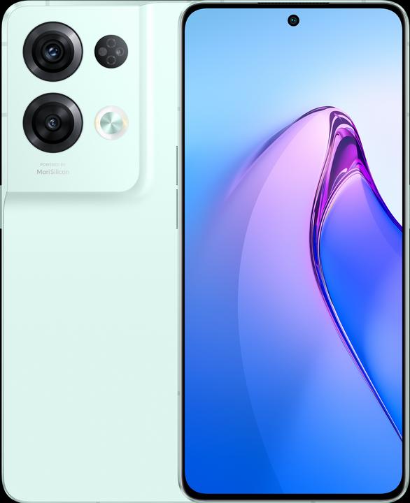 OPPO Reno 8 Pro (256 Go, Vert glacé, 6.70", Double SIM, 50 Mpx, 5G)