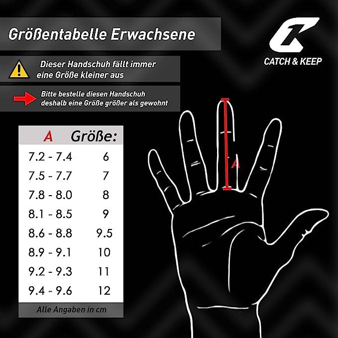 Produktbild Catch & Keep Fussballhandschuhe Fly White Soul Gr. 10 Weiss Torwart Keeper Goalie Handschuhe (10)
